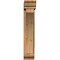 Ekena Millwork Thorton Traditional Rough Sawn Bracket w/ Offset Brace, Western Red Cedar, 6"W x 20"D x 32"H BKT0604X20X32THR01RWR - alternate 3